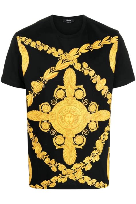 versace collection t-shirt herren|farfetch versace t shirt.